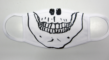 Behelfsmaske Totenkopf / Skelett
